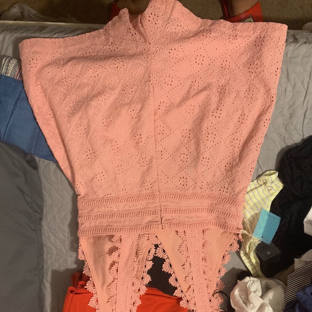 Forever 21 pink tight romper